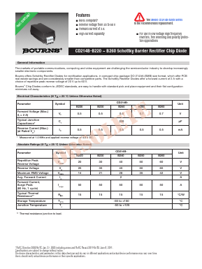 CD214B-B220 Datasheet PDF Bourns, Inc