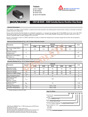 CD214B-B320LF Datasheet PDF Bourns, Inc