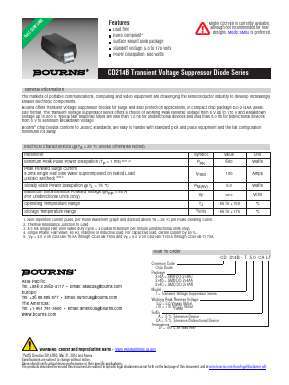 CD214B-T110ALF Datasheet PDF Bourns, Inc