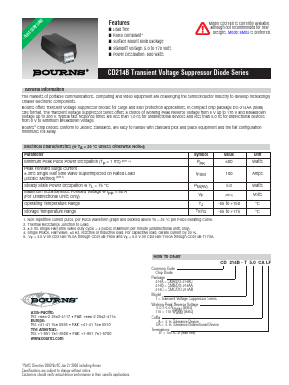 CD214B-T130ALF Datasheet PDF Bourns, Inc