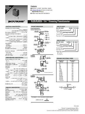 RJR26FX200P Datasheet PDF Bourns, Inc