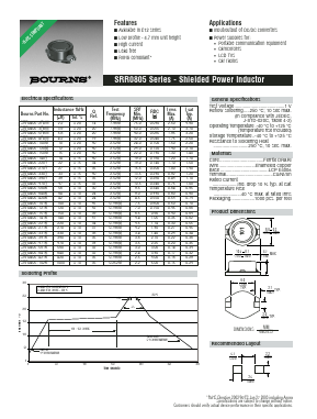 SRR0805-270Y Datasheet PDF Bourns, Inc