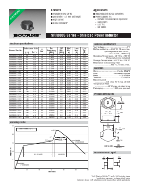 SRR0805-390Y Datasheet PDF Bourns, Inc