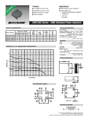 SRR1305 Datasheet PDF Bourns, Inc