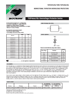TISP4250J1R-S Datasheet PDF Bourns, Inc