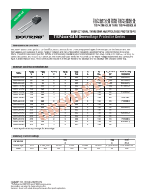 TISP4350H3LMFRS Datasheet PDF Bourns, Inc