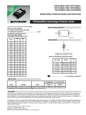 TISP4250M3AJR-S Datasheet PDF Bourns, Inc