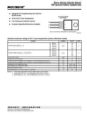 BD540A Datasheet PDF Bourns, Inc