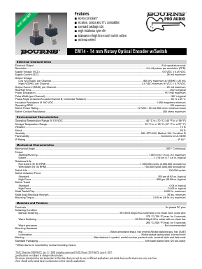 EM14A0A-B24-L064N Datasheet PDF Bourns, Inc