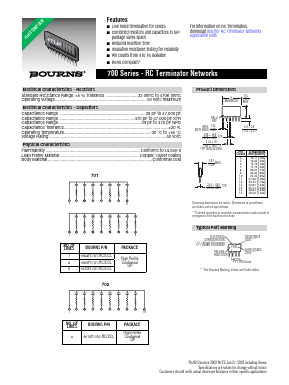 4615H-702-223/271L Datasheet PDF Bourns, Inc