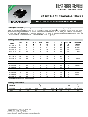 TISP4350H3BJJ-S Datasheet PDF Bourns, Inc