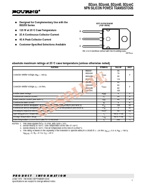 BD249B Datasheet PDF Bourns, Inc