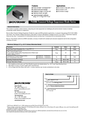 P4SMA82A-H Datasheet PDF Bourns, Inc