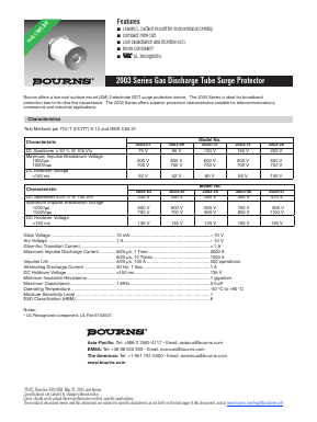 2003-35 Datasheet PDF Bourns, Inc