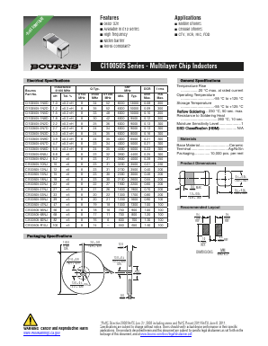 CI100505-3N9D Datasheet PDF Bourns, Inc