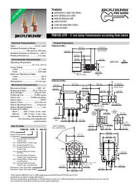 PDB185-GTR01-105C2 Datasheet PDF Bourns, Inc