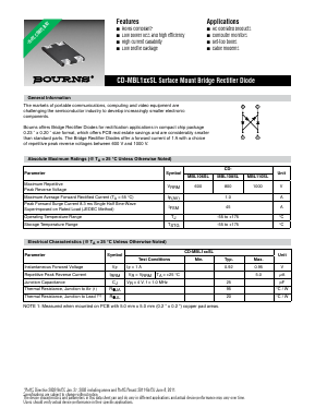 CD-MBL106SL Datasheet PDF Bourns, Inc