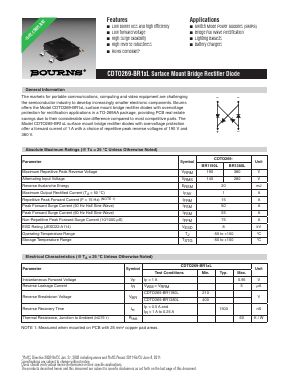 CDTO269-BR1XL Datasheet PDF Bourns, Inc