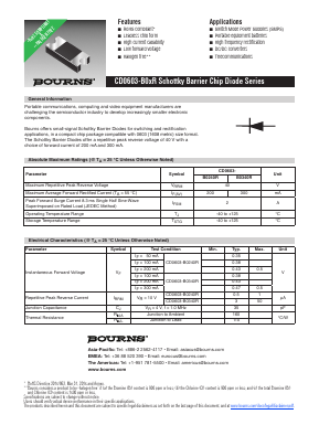 CD0603-B0XR Datasheet PDF Bourns, Inc