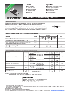 CD123D-B140R Datasheet PDF Bourns, Inc