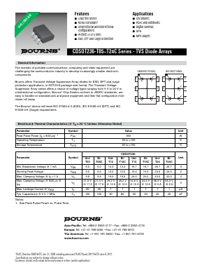 CDSOT236-T15_ Datasheet PDF Bourns, Inc