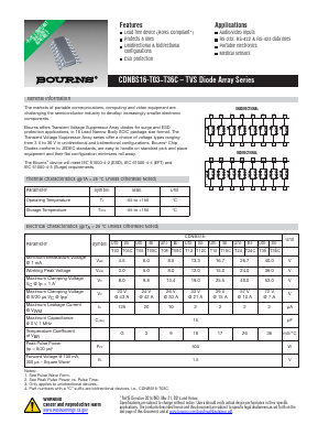 CDNBS16-T08C Datasheet PDF Bourns, Inc