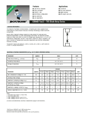 CD0402-T08LC Datasheet PDF Bourns, Inc