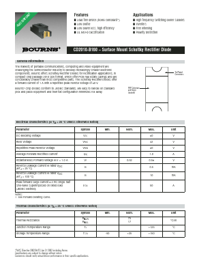 CD2010-B160 Datasheet PDF Bourns, Inc