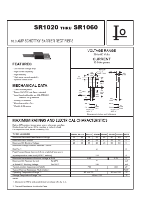 SR1035A Datasheet PDF Bytes