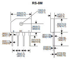 RS801M Datasheet PDF Bytes