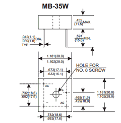 MB354W Datasheet PDF Bytes
