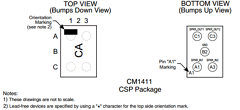 CM1411-03CP Datasheet PDF California Micro Devices Corp