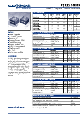 78253/35V Datasheet PDF C and D TECHNOLOGIES