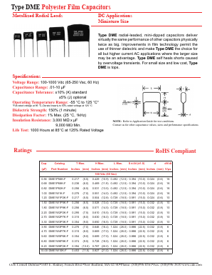 DME1P56K-F Datasheet PDF Cornell Dubilier Electronics