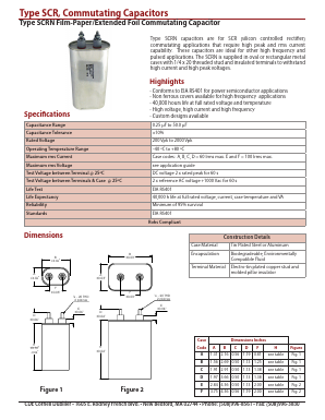 SCRN247R-F Datasheet PDF Cornell Dubilier Electronics