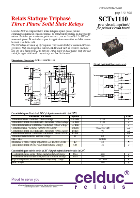 SCT31110 Datasheet PDF celduc-relais