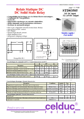 STD03505 Datasheet PDF celduc-relais