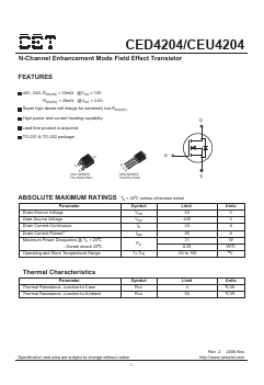CED4204 Datasheet PDF Chino-Excel Technology