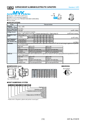EMVK100ADA221MHA0G Datasheet PDF United Chemi-Con, Inc.