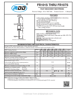 FR103S Datasheet PDF Jiangsu Yutai Electronics Co., Ltd
