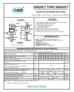 SR845CT Datasheet PDF Jiangsu Yutai Electronics Co., Ltd