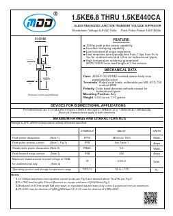 1.5KE10A Datasheet PDF Jiangsu Yutai Electronics Co., Ltd