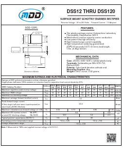 DSS19 Datasheet PDF Jiangsu Yutai Electronics Co., Ltd
