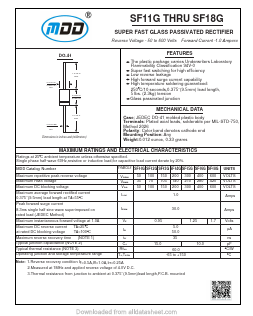 SF13G Datasheet PDF Jiangsu Yutai Electronics Co., Ltd