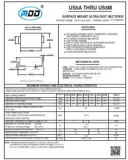 US5M Datasheet PDF Jiangsu Yutai Electronics Co., Ltd