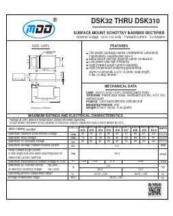 DSK310 Datasheet PDF Jiangsu Yutai Electronics Co., Ltd