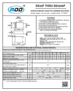 SS310F Datasheet PDF Jiangsu Yutai Electronics Co., Ltd
