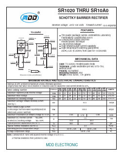 SR1040_ Datasheet PDF Jiangsu Yutai Electronics Co., Ltd