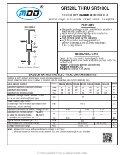 SR550L Datasheet PDF Jiangsu Yutai Electronics Co., Ltd