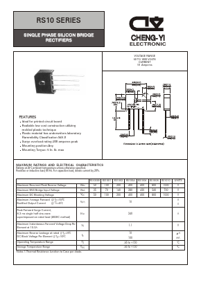 RS10005 Datasheet PDF CHENG-YI ELECTRONIC CO., LTD.